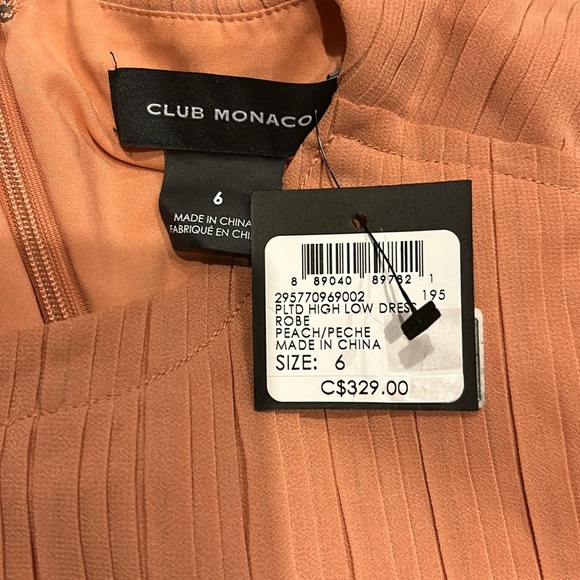 NWT Club Monaco Pleated Dress - Picture 2 of 4